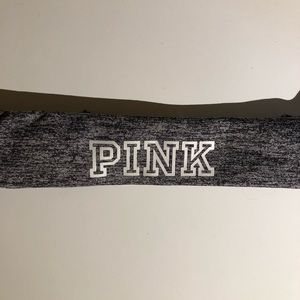 PINK grey headband RARE